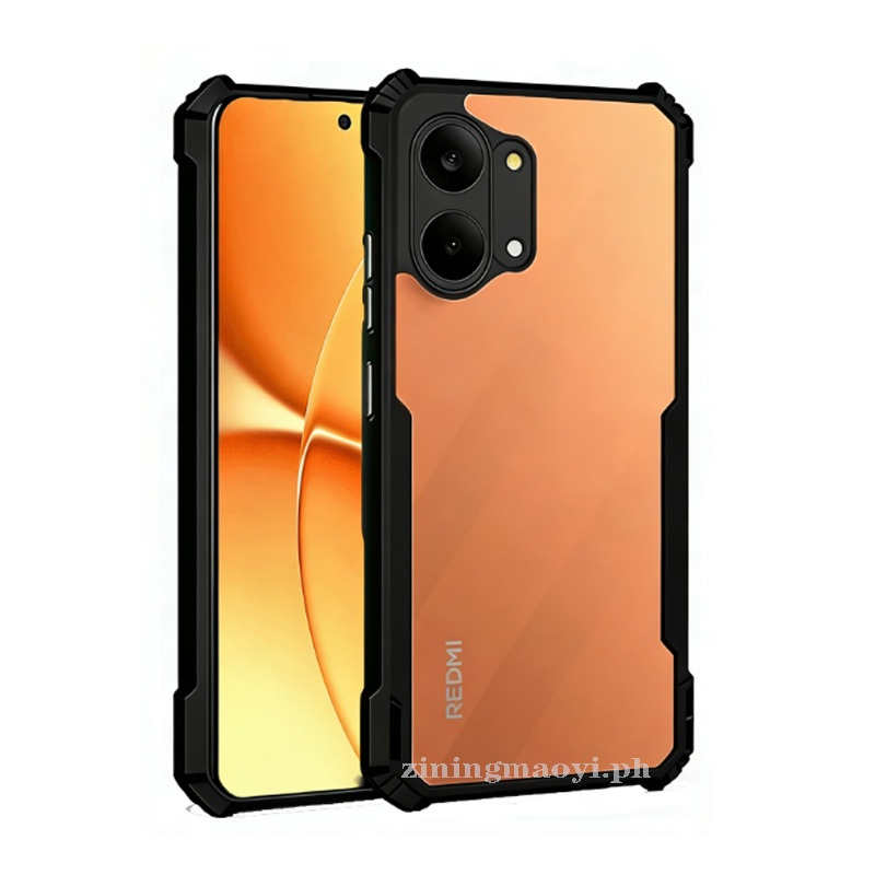 Ốp điện thoại di động chống rơi 4in1 Redmi Turbo 5 Max cho Redmi Turbo 5 4 4Pro Poco F7 X7 Pro X8pro X8Pro Max Phim bảo vệ màn hình + Phim ống kính + Phim mặt sau + Vỏ điện thoại