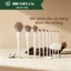 【Adel Floro &Co.】Ceramique Trọn Bộ Cọ 10 Cây | Đủ loại cọ mắt mặt, Lông mượt, Dùng dễ, Chuyên nghiệp
