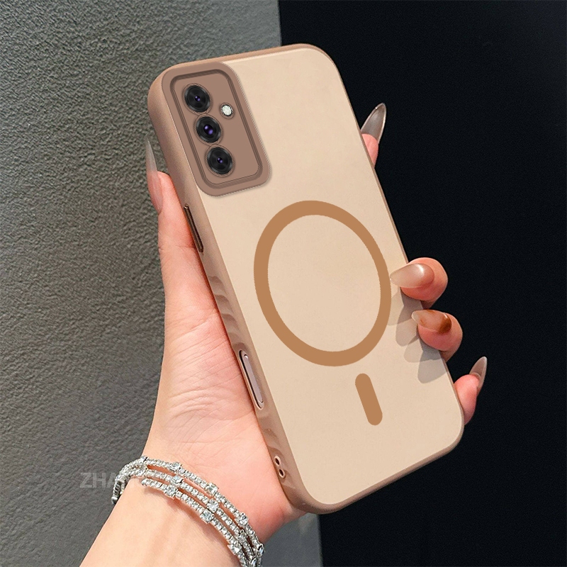 Ốp Lưng Cho Samsung A26 5G A36 5G A56 5G Ốp Điện Thoại Chống Va Chạm Màu Cao Cấp Với Vòng Hút Từ Tính Thẩm Mỹ Thiết Kế Mới
