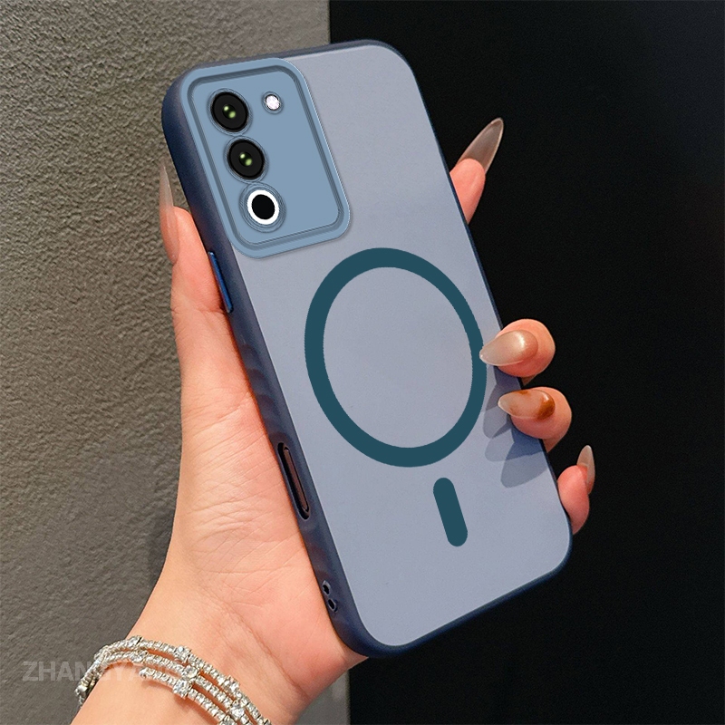 Ốp Lưng Cho VIVO V29 V29E Vỏ Điện Thoại Chống Va Chạm Màu Cao Cấp Với Vòng Hút Từ Tính Thẩm Mỹ Thiết Kế Mới