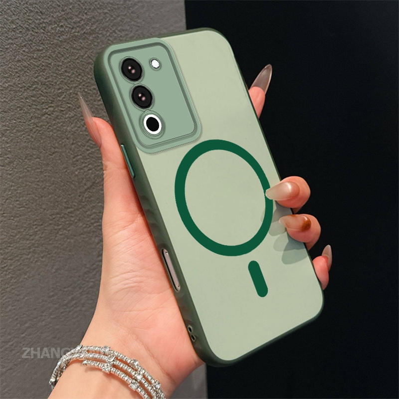 Ốp Lưng Cho VIVO V29 V29E Vỏ Điện Thoại Chống Va Chạm Màu Cao Cấp Với Vòng Hút Từ Tính Thẩm Mỹ Thiết Kế Mới