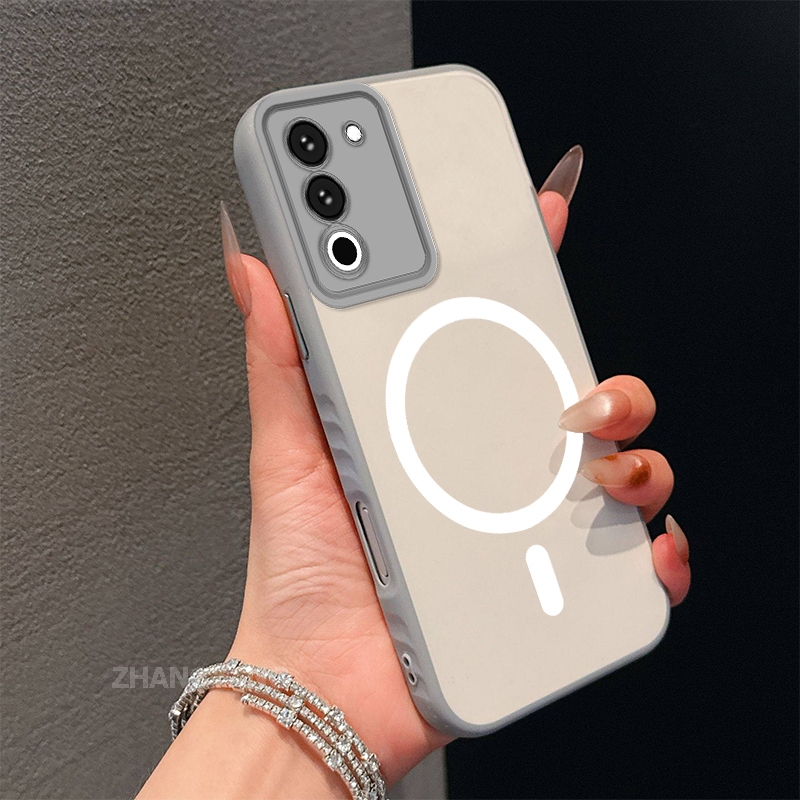 Ốp Lưng Cho VIVO V29 V29E Vỏ Điện Thoại Chống Va Chạm Màu Cao Cấp Với Vòng Hút Từ Tính Thẩm Mỹ Thiết Kế Mới