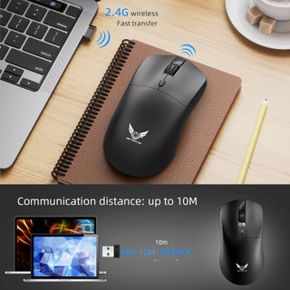 Chuột Không Dây 2.4G RGB Chuột Thể Thao Điện Tử Chơi Game 3200DPI 8 Nút Sạc Chuột Cho MacBook Pro PC Máy Tính Laptop Chuột
