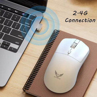 Chuột Không Dây 2.4G RGB Chuột Thể Thao Điện Tử Chơi Game 3200DPI 8 Nút Sạc Chuột Cho MacBook Pro PC Máy Tính Laptop Chuột