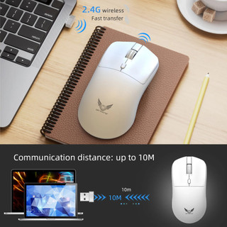 Chuột Không Dây 2.4G RGB Chuột Thể Thao Điện Tử Chơi Game 3200DPI 8 Nút Sạc Chuột Cho MacBook Pro PC Máy Tính Laptop Chuột