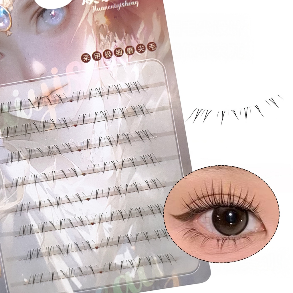 COD✨ Lông mi dưới thực tế 5-7mm Lông mi giả cụm đơn lông mi giả thích hợp cho phụ nữ mọi lứa tuổi