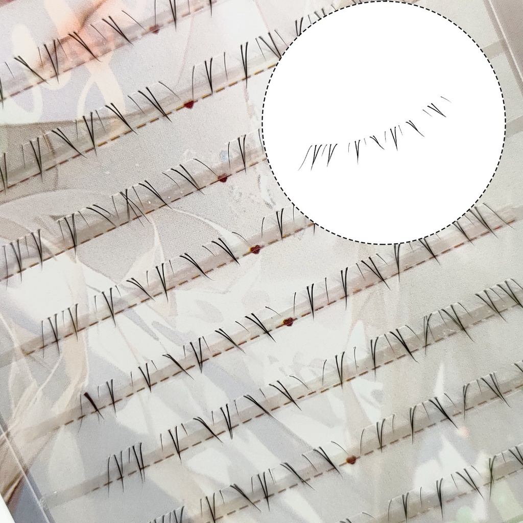 COD✨ Lông mi dưới thực tế 5-7mm Lông mi giả cụm đơn lông mi giả thích hợp cho phụ nữ mọi lứa tuổi