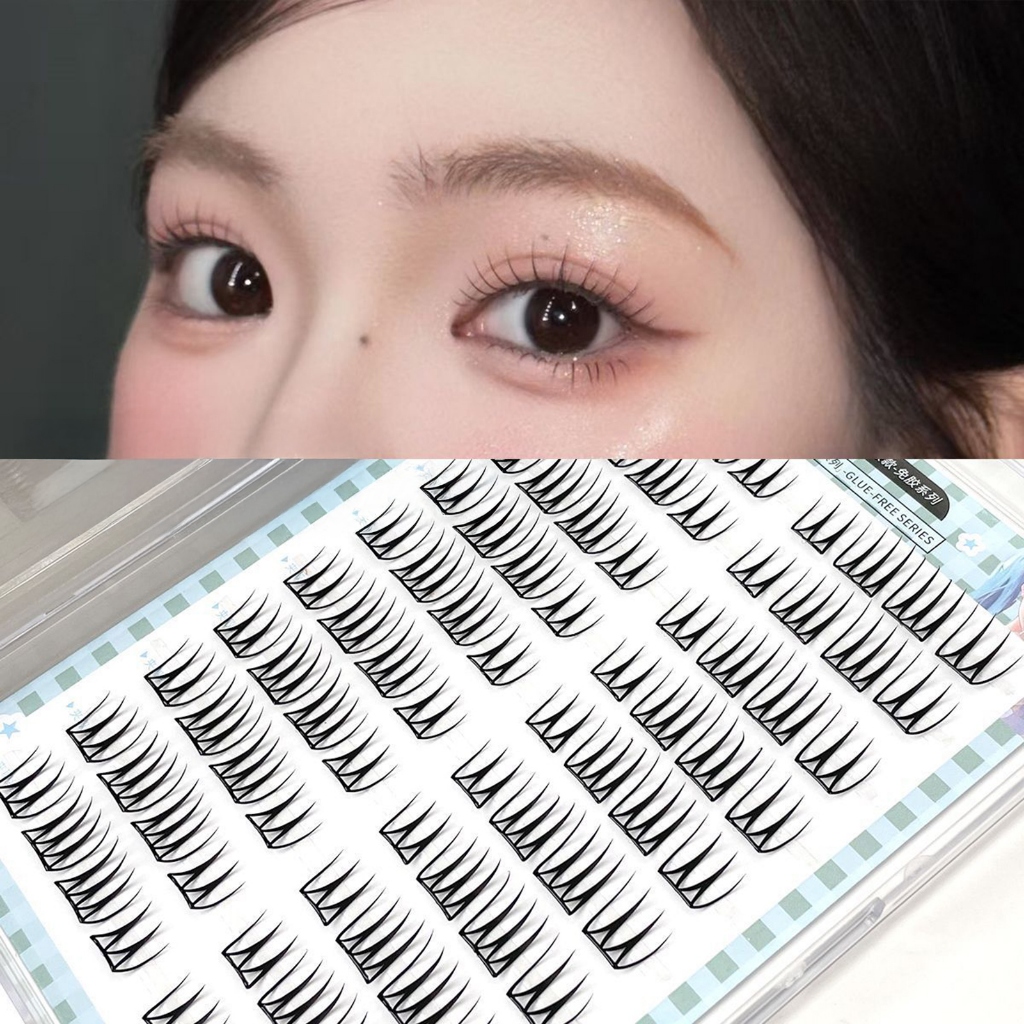 【Nhíp miễn phí】 Lông mi giả hình chữ U, loại hộp mềm, 10/30 hàng, phong cách nhóm nhạc nữ Hàn Quốc, không cần keo 3.0