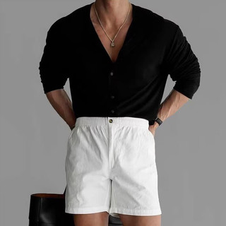 Châu Âu Mỹ Áo Sơ Mi Nam Mỏng Phong Cách Thoáng Khí Mỏng Phù Hợp Với Dài Tay Chống Nắng Cardigan Rời Thường Ngày Bảo Hộ Lao Động Ice Silk Áo Sơ Mi Trong Suốt