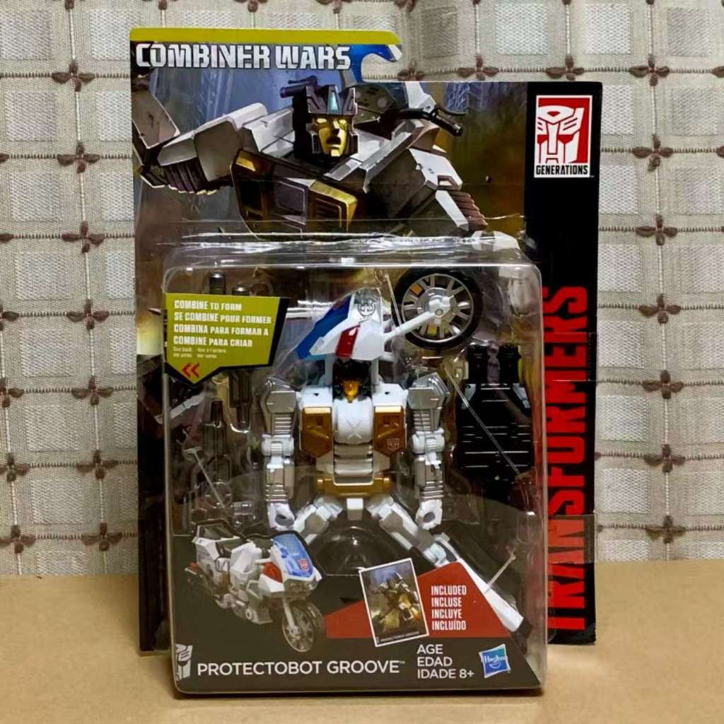 Transformers Generations Combiner Wars Deluxe Class Protectobot Groove Nhân vật hành động B8826