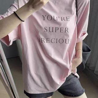 Áo Thun Baggy Unisex 100% Cotton, Cổ Tròn Rời, In Độc Đáo cho Nam và Nữ