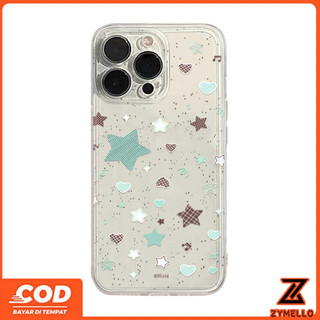 Thích hợp cho OPPO Reno15F Reno15 PRO Reno14F Reno 13F Reno12 F Reno 11F Reno10 Reno8Z Reno7Z Reno8T Reno5 Reno4 Reno6z Vỏ điện thoại TPU chống sốc hình ngôi sao hoạt hình thời trang