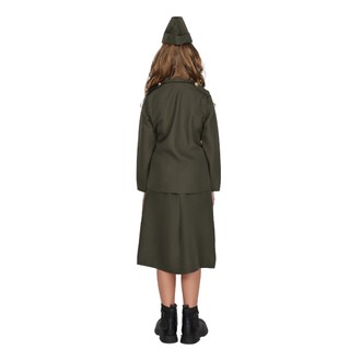 Cô Gái WW2 Quân Đội Trang Phục Trẻ Em Không Quân Phi Công Phù Hợp Với Halloween Trang Phục Trẻ Em Đảng Sách Nhân Vật Ngày Cosplay Trang Phục