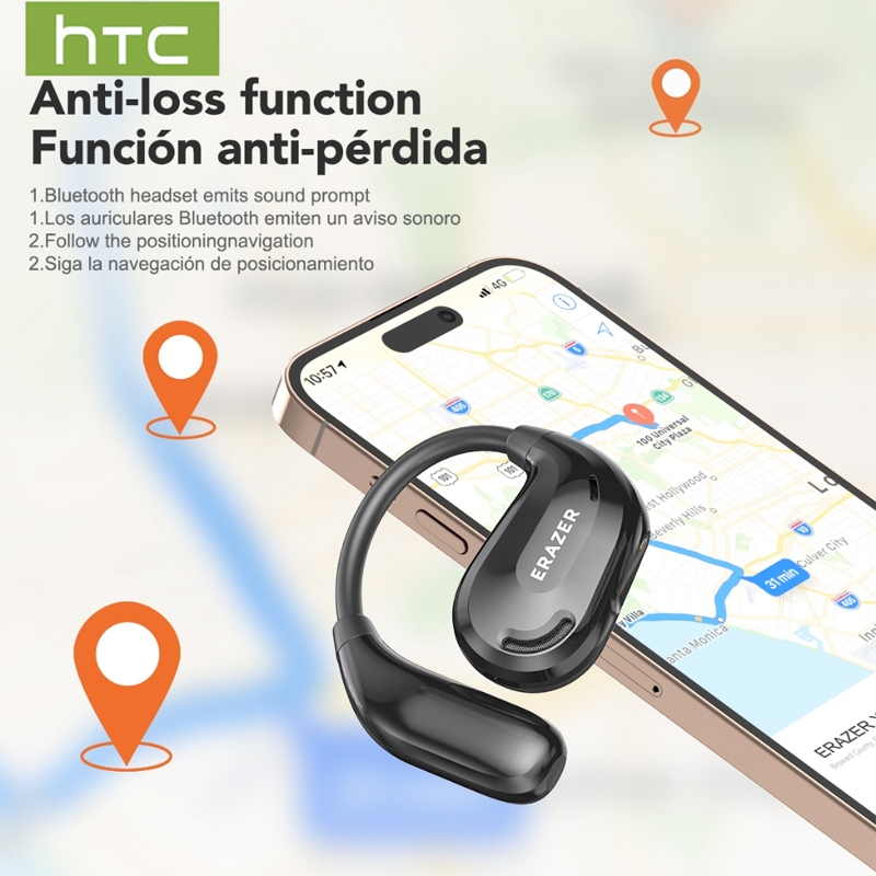 ERAZER XT66 PRO Tai nghe Bluetooth dịch thuật AI thể thao chính hãng tai nghe có Mic Cuộc gọi HD | BigBuy360 - bigbuy360.vn