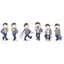 Bộ hình đứng Acrylic phim Osomatsu-san - Bộ sưu tập ngoại vi Anime Ichimatsu, Todomatsu