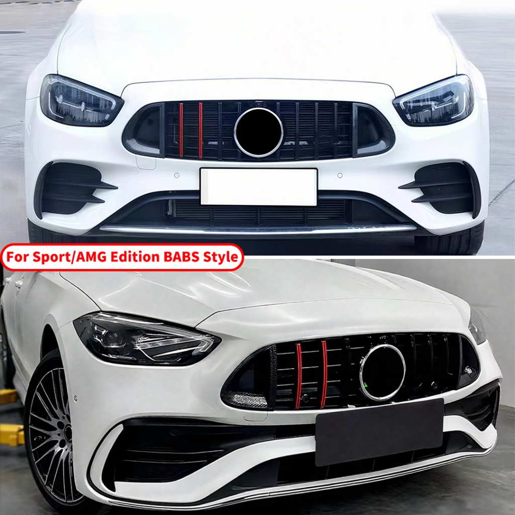 Mặt nạ lưới tản nhiệt phía trước Kiểu dáng điều chỉnh cho Mercedes Benz C C43 W206 S206 2022 2023 2024 2025 như C200 C220 C300 AM Line hoặc tất cả các địa hình bất động sản