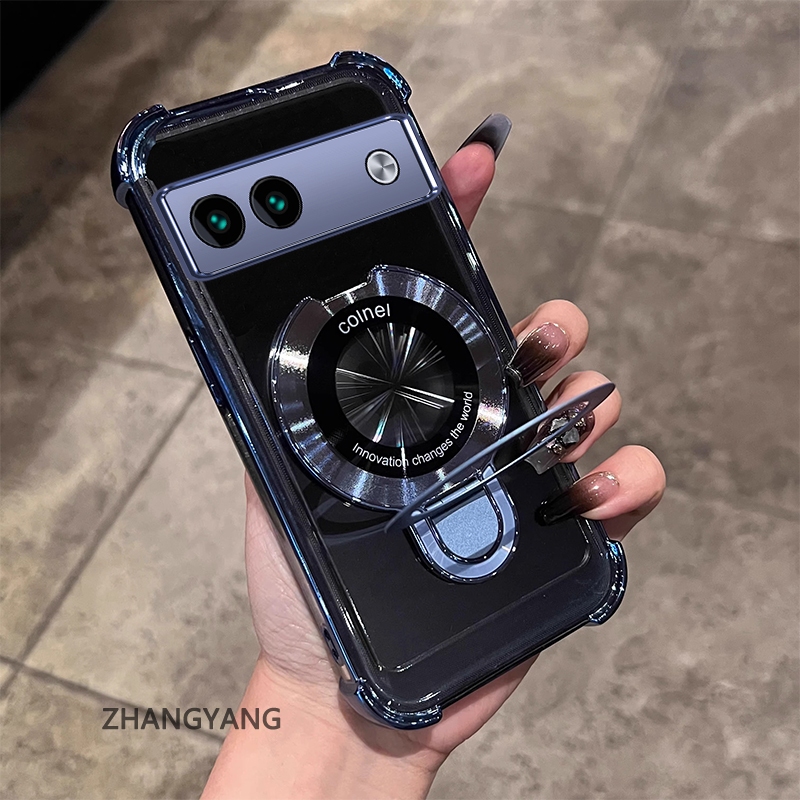 Ốp Lưng Cho Google Pixel 9 Pixel 9A Pixel 9 Pro XL Thẩm Mỹ Thiết Kế Mới Vỏ Điện Thoại Mạ Điện Với Chức Năng Chống Rơi Bốn Góc Vỏ Mềm TPU Có Giá Đỡ Điện Thoại