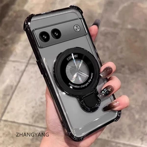 Ốp Lưng Cho Google Pixel 9 Pixel 9A Pixel 9 Pro XL Thẩm Mỹ Thiết Kế Mới Vỏ Điện Thoại Mạ Điện Với Chức Năng Chống Rơi Bốn Góc Vỏ Mềm TPU Có Giá Đỡ Điện Thoại