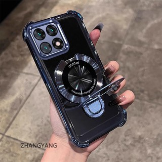 Ốp Lưng Cho Honor X7A X7B X7C X7D Vỏ Điện Thoại Silicon Chống Rơi Thẩm Mỹ Có Giá Đỡ Điện Thoại Chức Năng Thiết Kế Hình Chữ U Vỏ Mềm TPU Mới