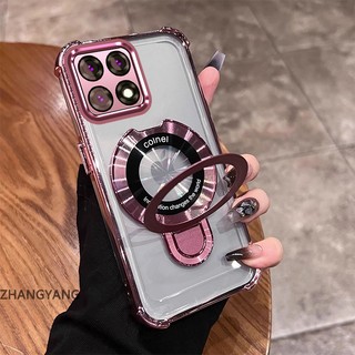 Ốp Lưng Cho Honor X7A X7B X7C X7D Vỏ Điện Thoại Silicon Chống Rơi Thẩm Mỹ Có Giá Đỡ Điện Thoại Chức Năng Thiết Kế Hình Chữ U Vỏ Mềm TPU Mới
