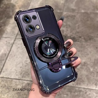 Ốp Lưng Cho OPPO A6 Pro 4G A6 Pro 5G Vỏ Điện Thoại Silicon Chống Rơi Thẩm Mỹ Có Giá Đỡ Điện Thoại Chức Năng Thiết Kế Hình Chữ U Vỏ Mềm TPU Mới