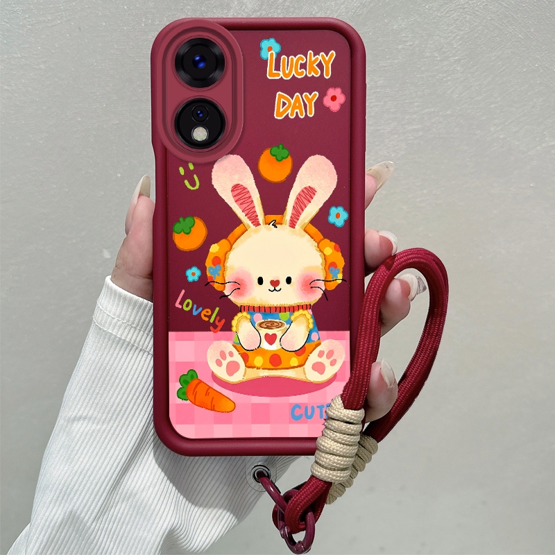 Ốp Lưng Cho OPPO reno 8T 4G reno 8T 5G Vỏ Điện Thoại Silicon Mờ Cao Cấp Thẩm Mỹ Hấp Dẫn Dễ Thương Và Chống Rơi Vỏ Mềm Miễn Phí Dây Tinh Tế