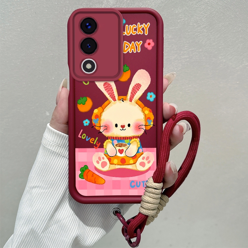 Ốp Lưng Cho OPPO A3 Pro 5G A5 Vỏ Điện Thoại Silicon Mờ Cao Cấp Thẩm Mỹ Hấp Dẫn Dễ Thương Và Chống Rơi Vỏ Mềm Miễn Phí Dây Tinh Tế