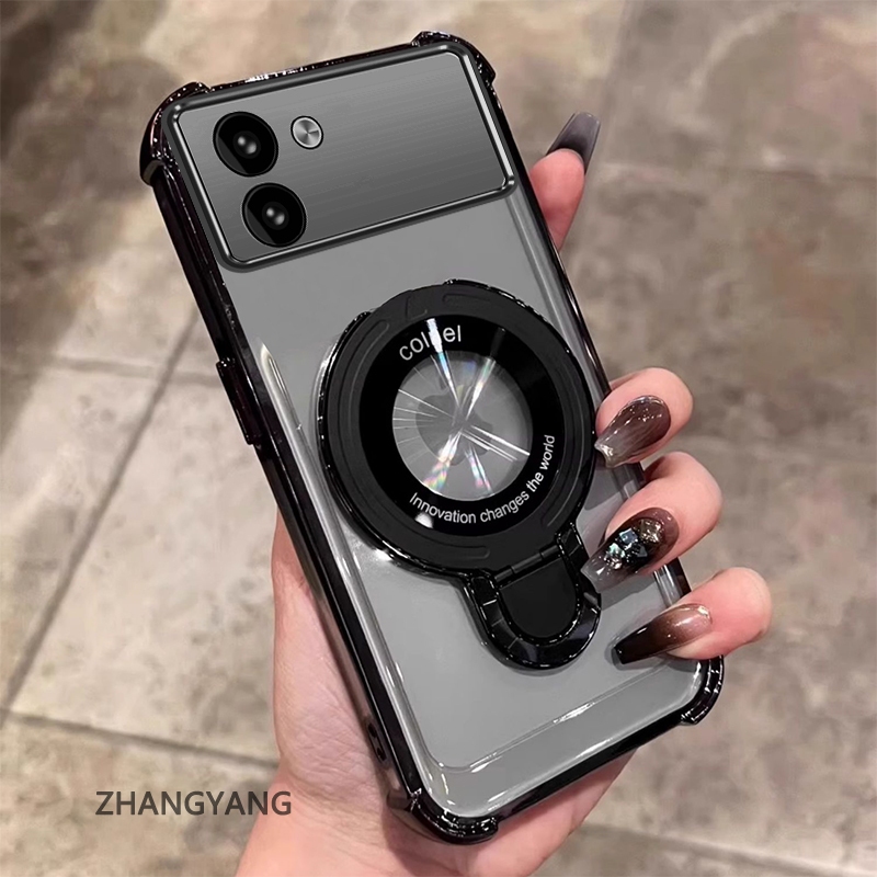Ốp Lưng Cho Tecno spark Go 3 POP 20 Thẩm Mỹ Thiết Kế Mới Vỏ Điện Thoại Mạ Điện Với Chức Năng Chống Rơi Bốn Góc Vỏ Mềm TPU Có Giá Đỡ Điện Thoại