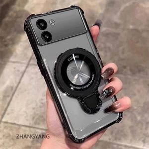 Ốp Lưng Cho Tecno spark Go 3 POP 20 Thẩm Mỹ Thiết Kế Mới Vỏ Điện Thoại Mạ Điện Với Chức Năng Chống Rơi Bốn Góc Vỏ Mềm TPU Có Giá Đỡ Điện Thoại