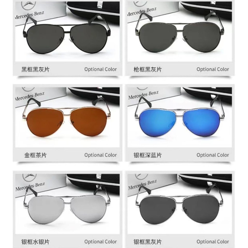 Kính râm phân cực và photochromic cho nam nữ, phù hợp lái xe với thiết kế ếch tiện lợi