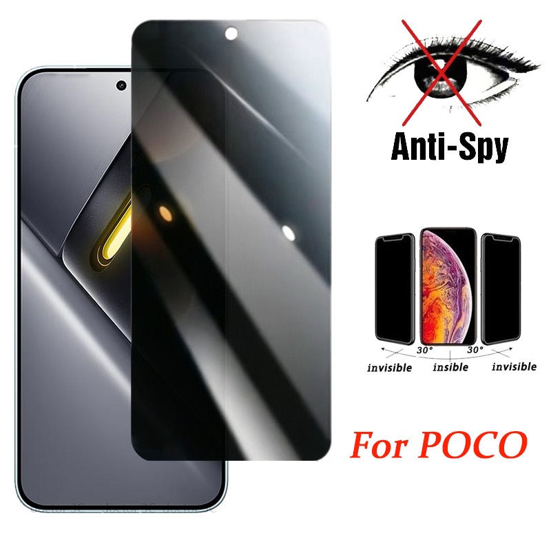 Kính Cường Lực Chống Nhìn Trộm Cho Xiaomi Poco C85 C75 C71 C61 C65 C55 C40 F8 F7 Ultra F6 F5 X8 X7 X6 X5 X4 X3 NFC M7 M6 Plus M5 M5s M4 M3 F4 F3 GT Pro 4G 5G 2026