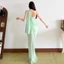CuteNew - Quấn Ngực Không Lưng Lưới Chắp Vá, Thiết Kế Mỏng Manh Ôm Eo, Thích Hợp Cho Tiệc Sinh Nhật