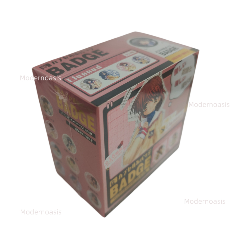 Clannad: After Story Anime Blind Box Huy hiệu 75mm + Bộ thẻ Mini sưu tập Merch
