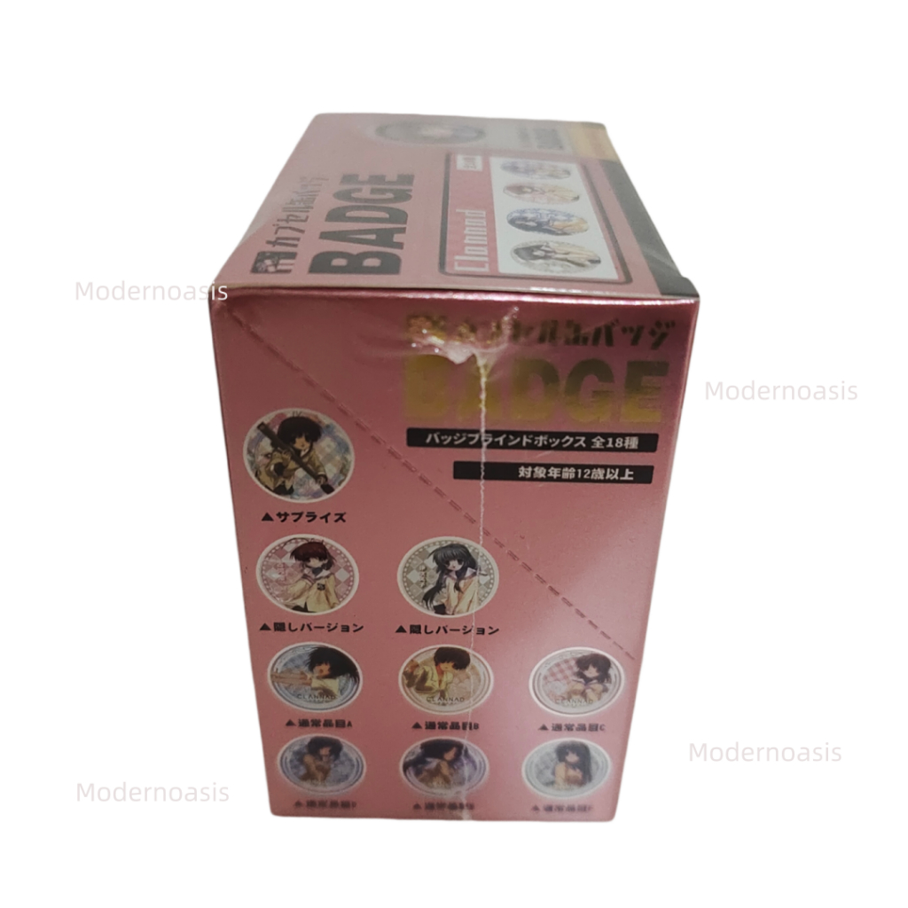 Clannad: After Story Anime Blind Box Huy hiệu 75mm + Bộ thẻ Mini sưu tập Merch
