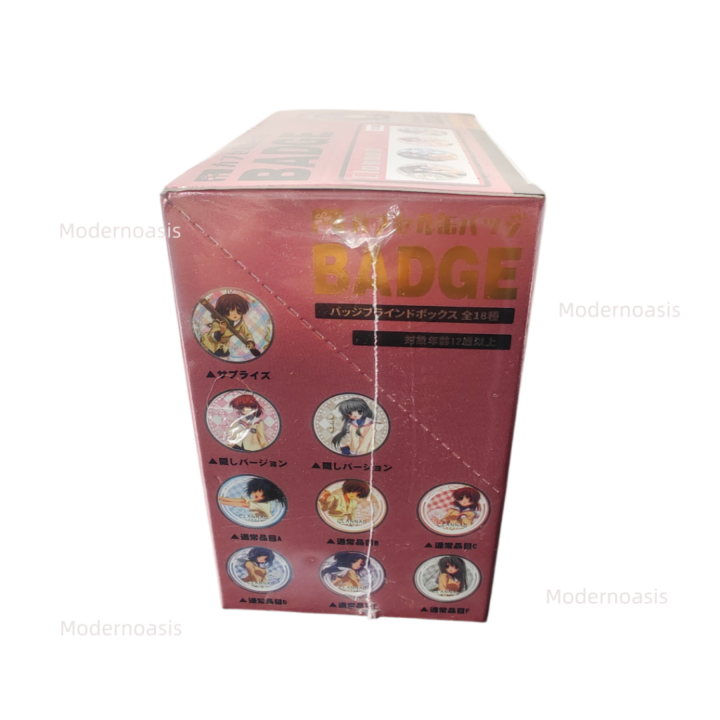 Clannad: After Story Anime Blind Box Huy hiệu 75mm + Bộ thẻ Mini sưu tập Merch