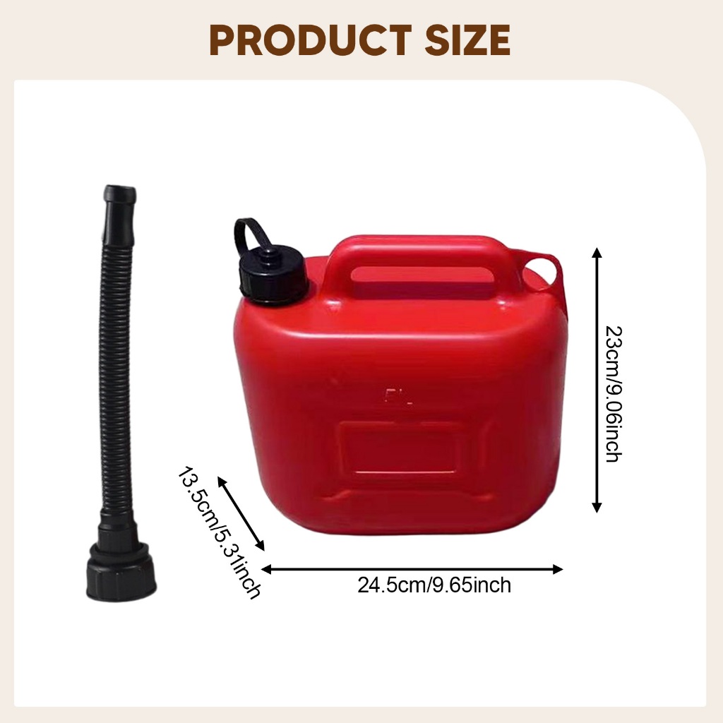 Jerry Can Tank Nhẹ Xăng Hộp Đựng Nước Xăng Xăng Xăng Cho Overland UTV Trailer