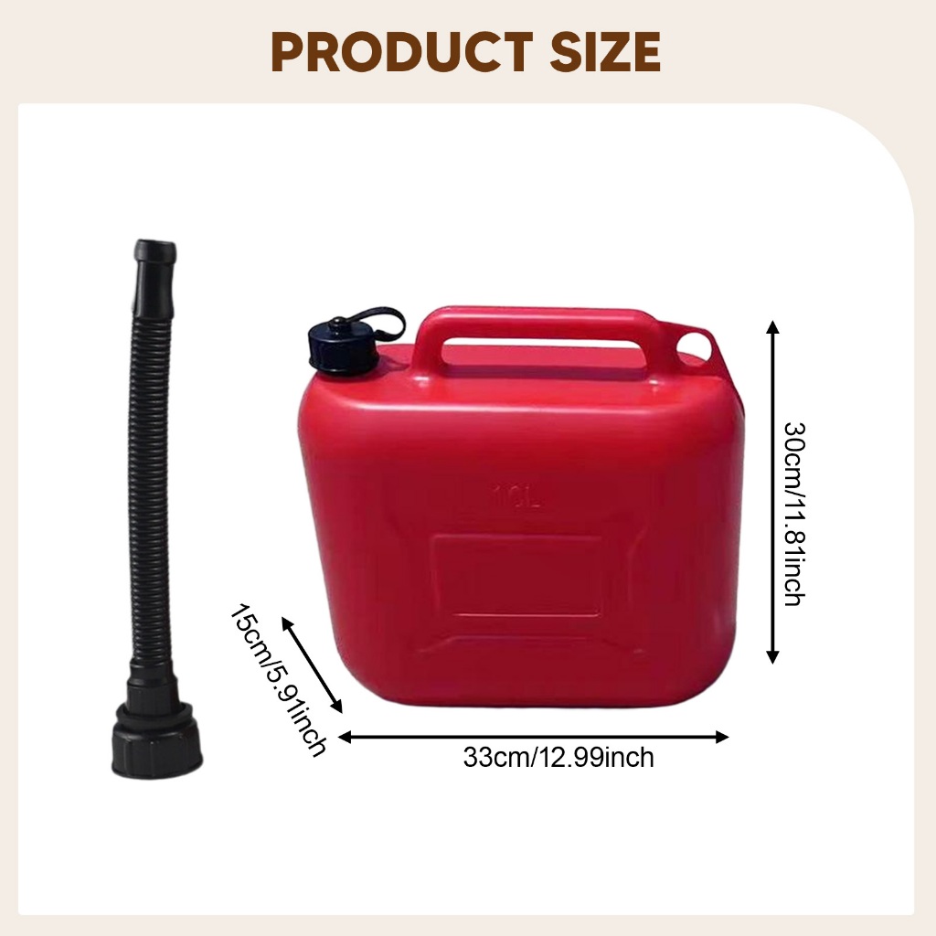 Jerry Can Tank Nhẹ Xăng Hộp Đựng Nước Xăng Xăng Xăng Cho Overland UTV Trailer