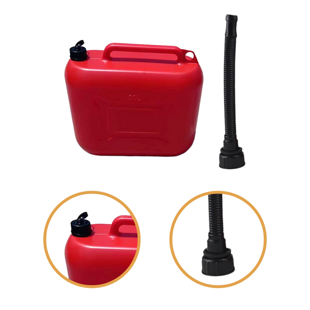 Jerry Can Tank Nhẹ Xăng Hộp Đựng Nước Xăng Xăng Xăng Cho Overland UTV Trailer