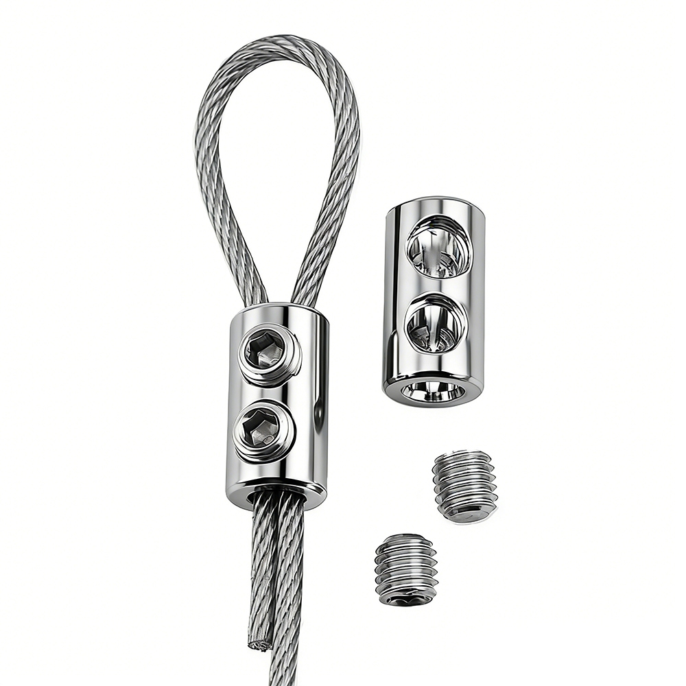 Bộ dây thép 304 Móc có thể điều chỉnh Cáp 1,5-4mm cho khung ảnh Đèn biển treo