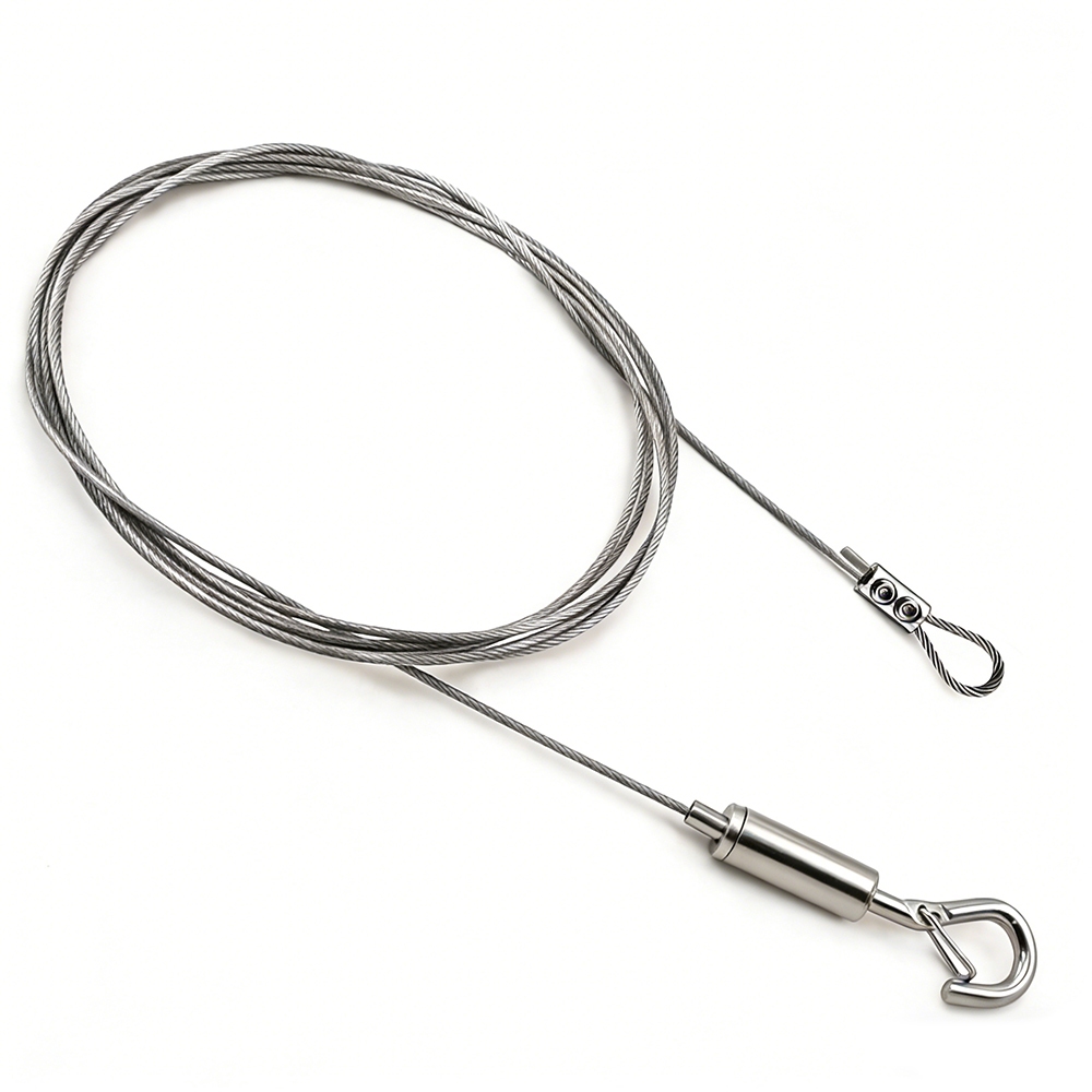 Bộ dây thép 304 Móc có thể điều chỉnh Cáp 1,5-4mm cho khung ảnh Đèn biển treo