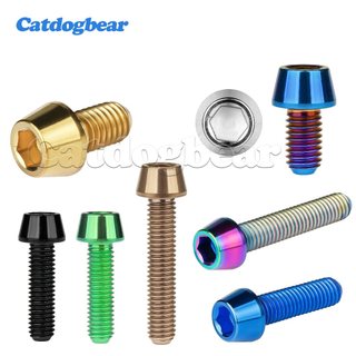 Catdogbear Titan Bu Lông M4x8 9 12 15 16 18 20 mm Allen Chìa Khóa Côn Đầu Vít Cho Xe Đạp Thân Seatpost