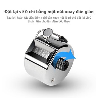 Bộ đếm thủ công Máy đếm cầm tay đa năng 4 chữ số Kiểm hàng tại kho / Kiểm tra hàng tại cảng / Đếm hàng tại ga
