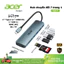 Acer USB C Hub chuyển đổi Type C 7 trong 1 với HDMI 100W PD USB 3.0 5Gbps Đầu đọc thẻ SD Tương thích với máy tính xách tay / PC / Máy tính để bàn UC707
