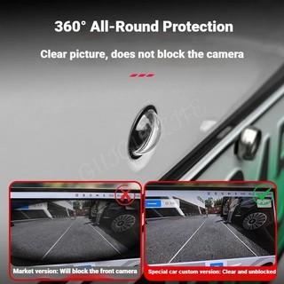 Phim bảo vệ ống kính máy ảnh ô tô chung 2Pack 360° Vỏ bảo vệ Camera toàn cảnh Phụ kiện ô tô