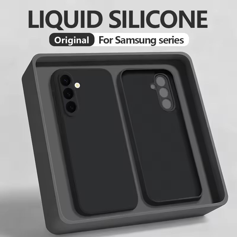 Ốp điện thoại silicon mặt trong phối vải nỉ cho Samsung Galaxy ss A57 A37 A27 A17 A07 A56 A36 A26 A16 A06 A15 A14 A05 A05s A55 A54 A35 A34 A04s A04 A04E 4G 5G 2026