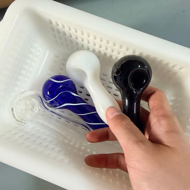 Thìa Thủy Tinh Nhiều Màu Sắc 10cm, Thìa Khuấy Chịu Nhiệt Cho Cà Phê & Món Tráng Miệng, Bộ Nhiều Màu