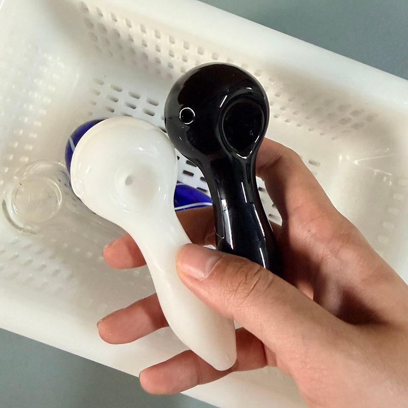 Thìa Thủy Tinh Nhiều Màu Sắc 10cm, Thìa Khuấy Chịu Nhiệt Cho Cà Phê & Món Tráng Miệng, Bộ Nhiều Màu