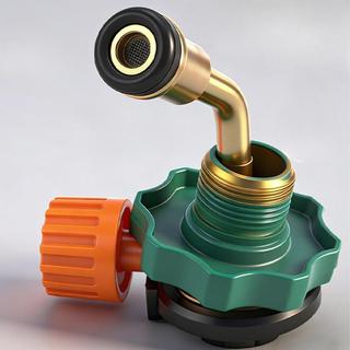 Van lạm phát bình xăng nhẹ gọn Bộ chuyển đổi nạp hợp kim nhôm cho phụ kiện cắm trại ngoài trời