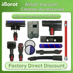 Thay Thế Cho Airbot Supersonics Plus / Max / Pro Máy Hút Bụi HEPA Fliter Cốc Bụi Sàn Bàn Chải Con Lăn Phụ Kiện Nước