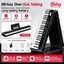 BetsyB170 88 phím Đàn Piano điện tử có thể gập lại Âm thanh trong suốt di động dành cho người mới bắt đầu Học sinh Trẻ em Quà tặng sinh nhật ngoài trời tại nhà